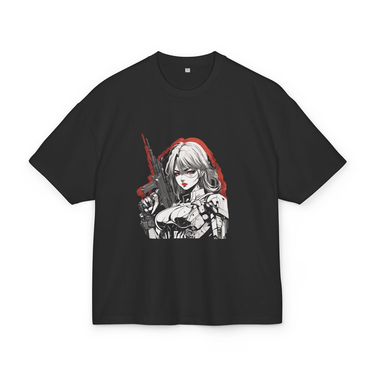 Cyber Ronin: Oversized Anime Tech Tee