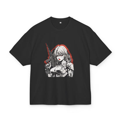 Cyber Ronin: Oversized Anime Tech Tee
