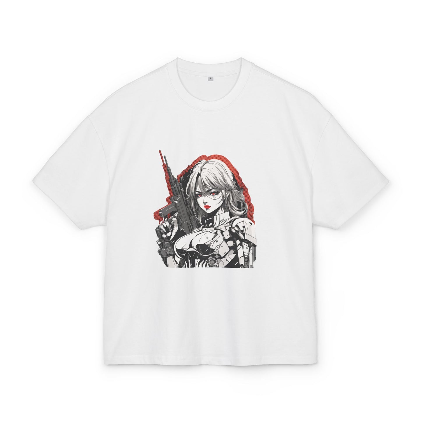 Cyber Ronin: Oversized Anime Tech Tee